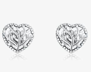 Detailed growing heart Earring