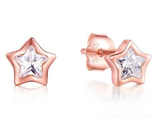 Rose Star Earring