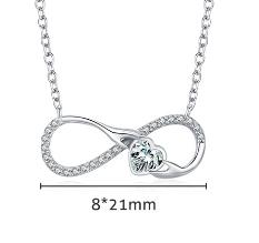Infinity heart necklace