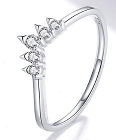 Zirkonia crown ring