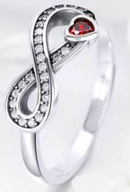 Heart Infinity with zirkonia