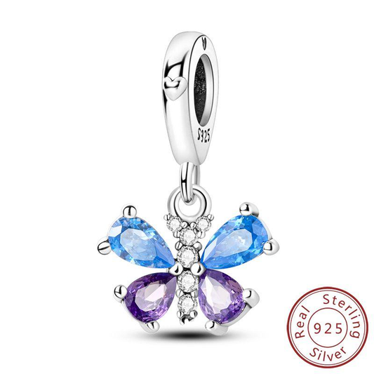 Butterfly to stone charm